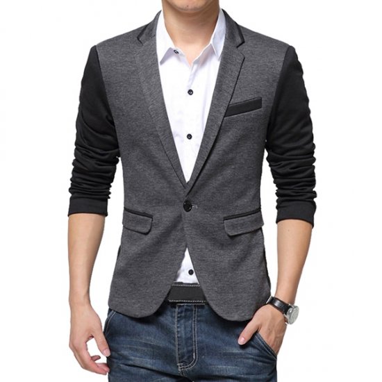 New Men\'s Spring Autumn Blazer High Quality Fashion Coats