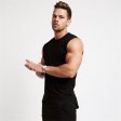 Gym Workout Sleeveless Shirt Tank Top Men Clothing - Black