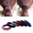 2 Pcs Hair Elastics Tie Stretch Ponytail Band Thick Hairs Elastics