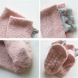 1 Pcs Coral fleece Kids Winter Warm Baby Socks Anti Slip - Pink