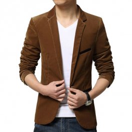 Men Slim Fit Autumn Winter Jacket Coat Business Outwear